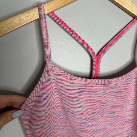 Lululemon Women's Power Y Tank in Wee Are from Space White April Multi‎ Size 4 - Picture 3 of 7